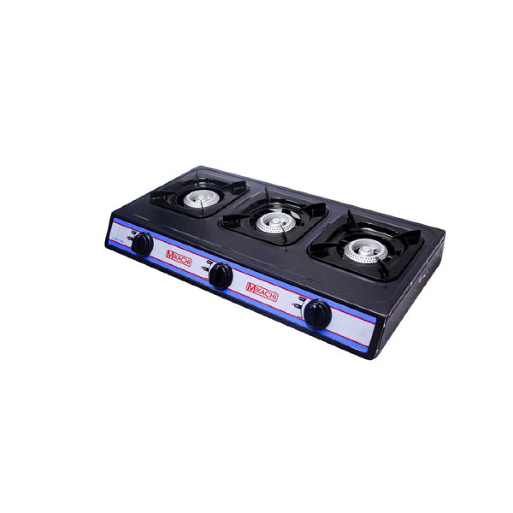 MIKACHI 3 Burner Table Top Gas Stove MIK-3041