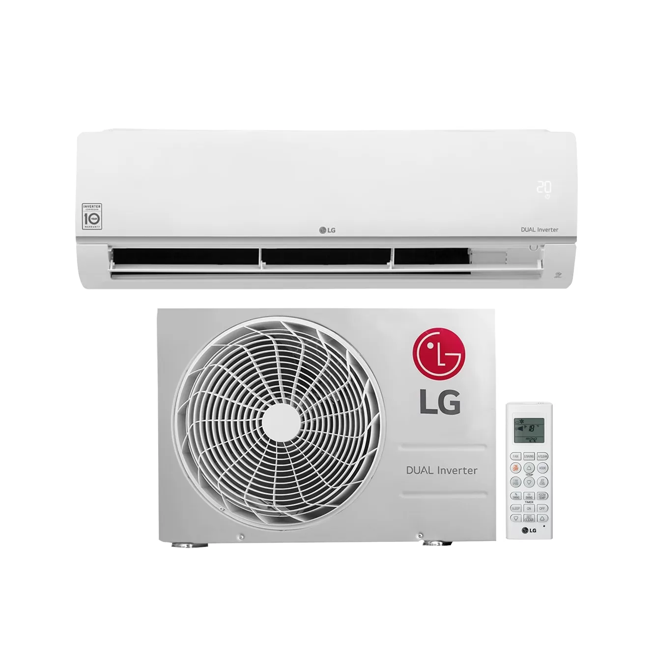 LG 2.0HP R410a Dualcool Inverter Air Conditioner