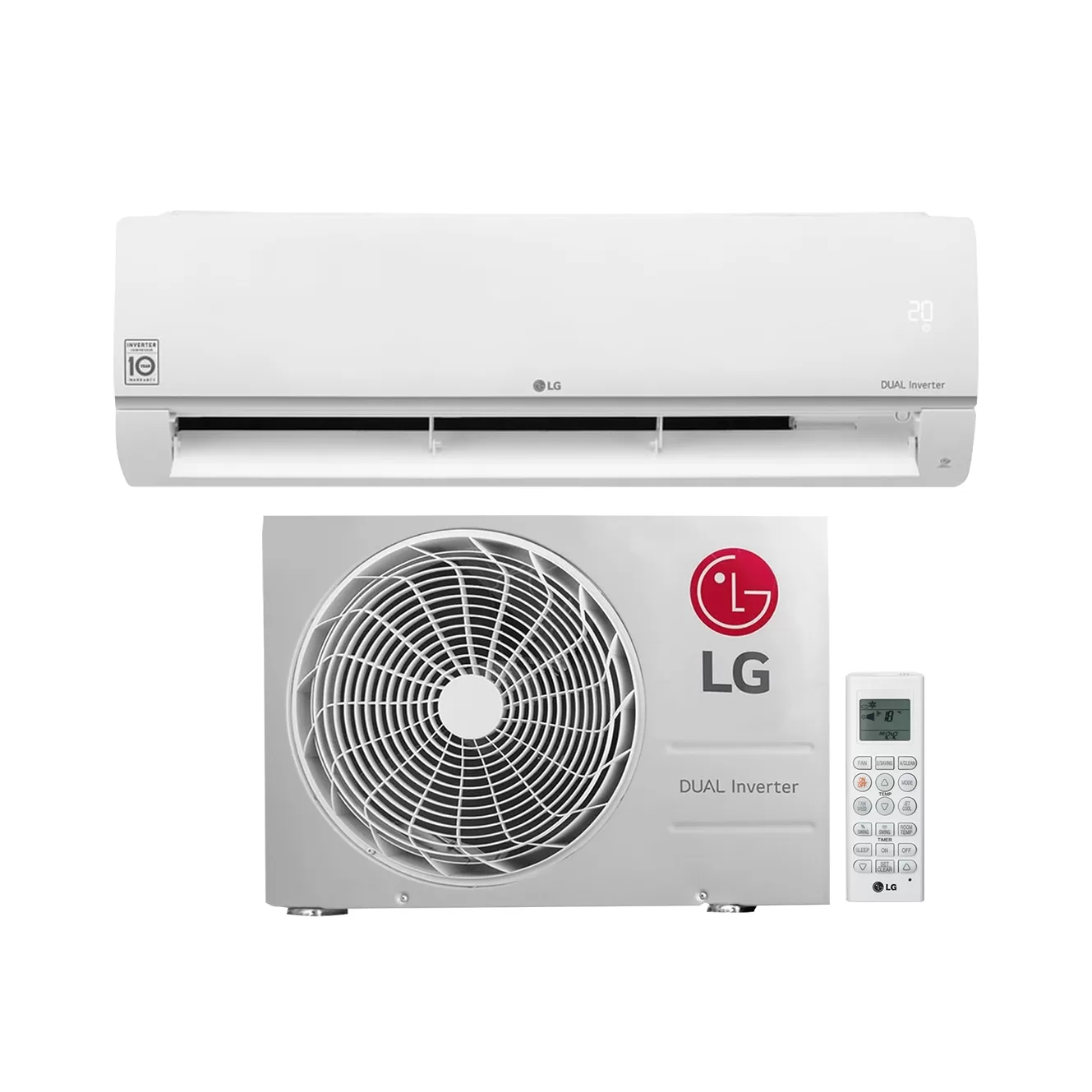 LG 2.5HP R410a Dualcool Inverter Air Conditioner