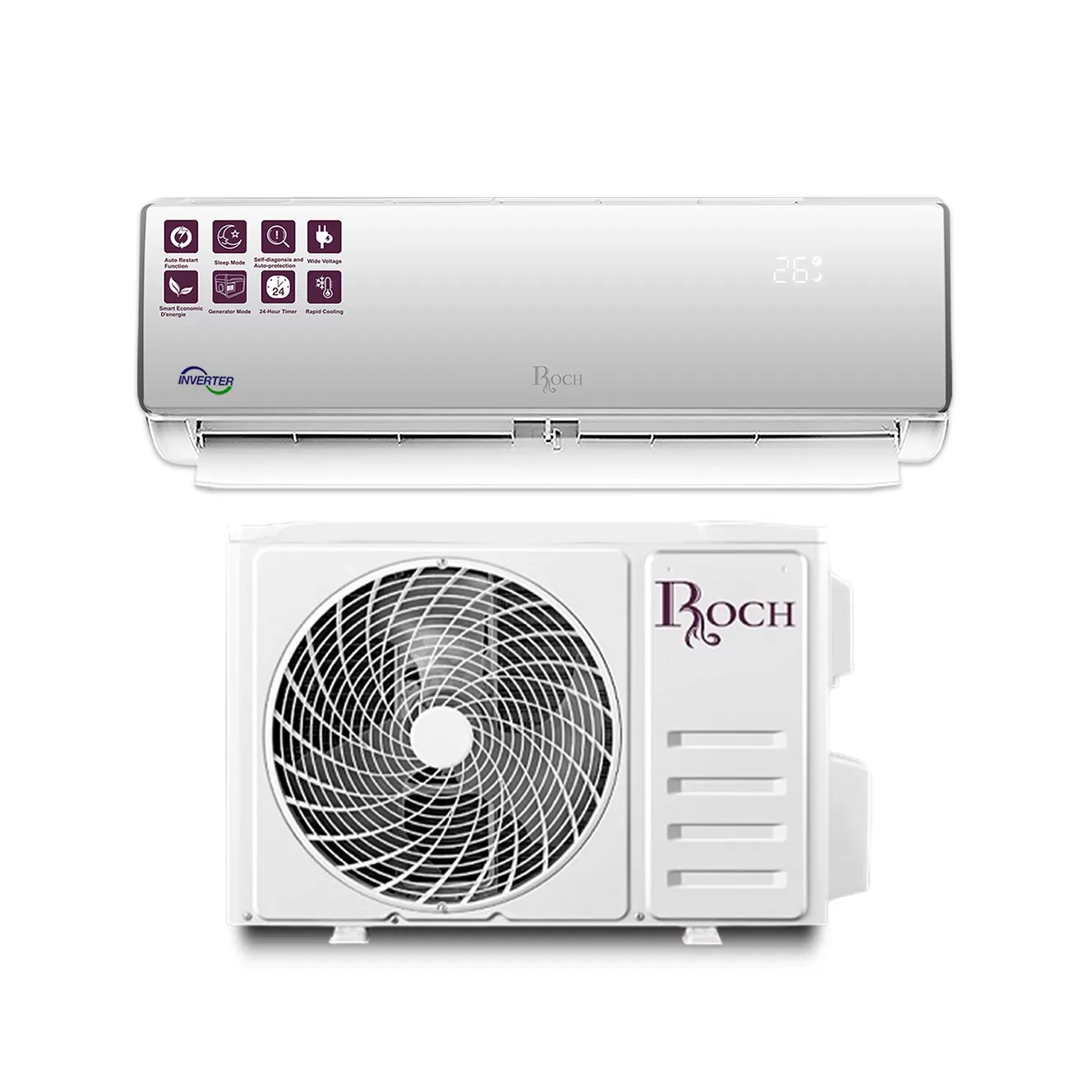 Roch 2.5HP R410a Inverter Air Conditioner