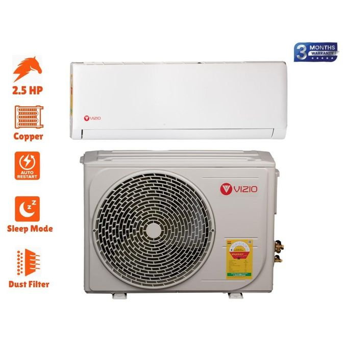 Vizio 2.5 HP - Split Wall Mount Air Conditioner - 12000BTU/h (Copper) VIZ-25410